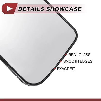 Left Driver Side Mirror Glass Replacement for Ford F150 (Non-Heated)
