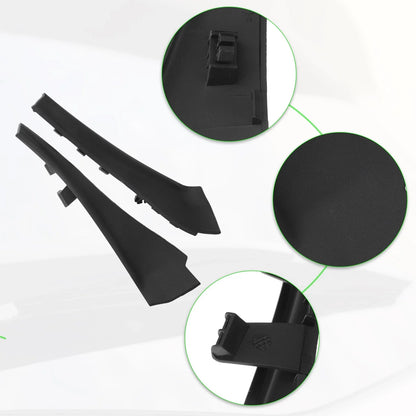 1 Pair Cowl Extension Trim Cover for Nissan Rogue (2014–2020)