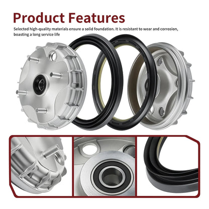 Front Brake Drum & Seal for Honda ATV Rancher 350 TRX350TM TRX350TE (2000–2006)