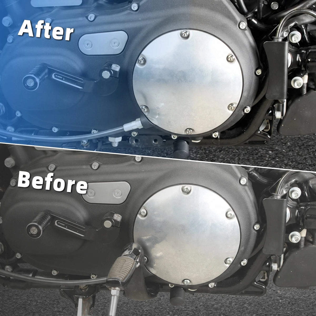 Titanium Derby Cover Screw Kit for Harley Sportster 1200 Nightster (2007–2012) 943