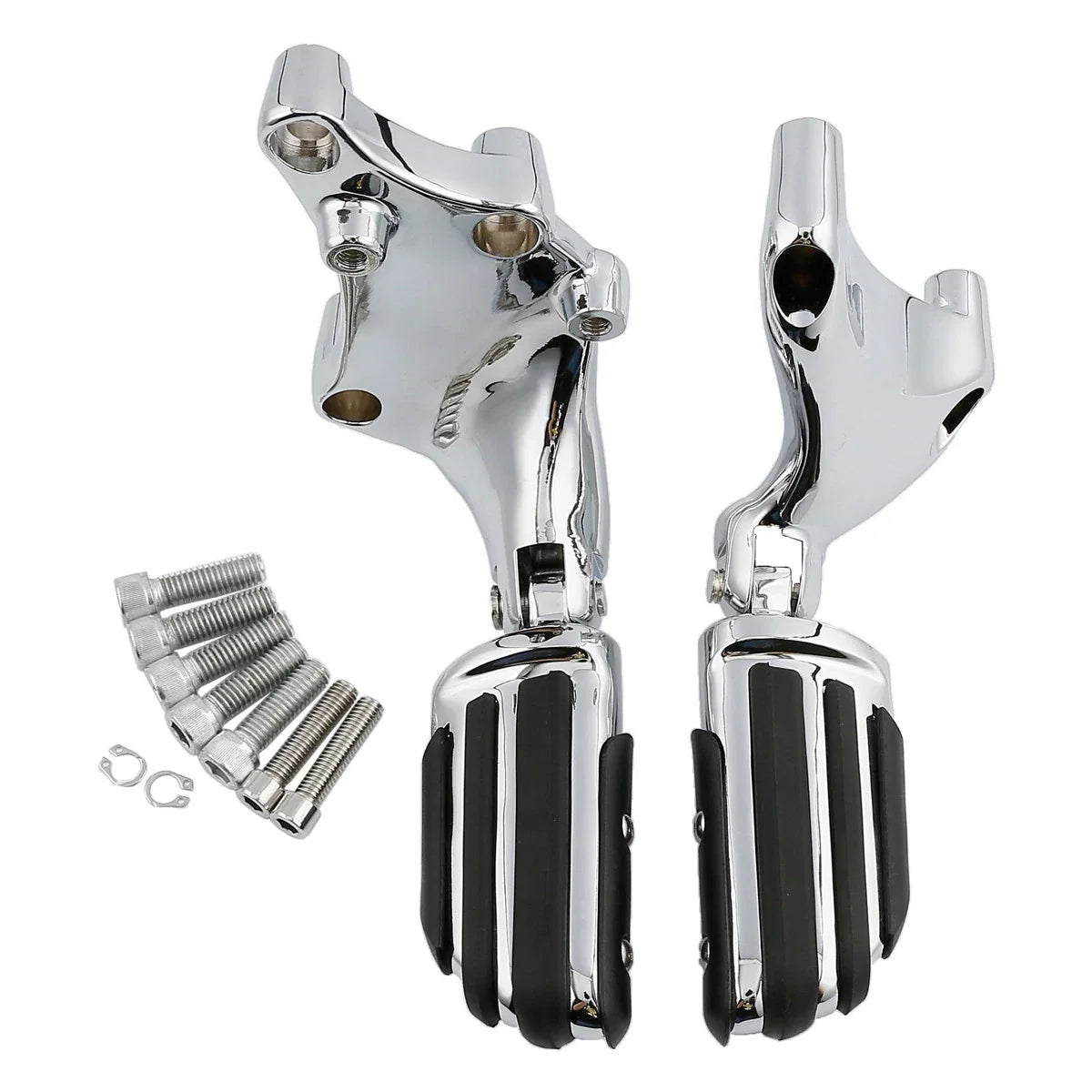 Passenger Footrest Pegs Mount for Harley Sportster XL883 XL1200 (2014–2022) Chrome