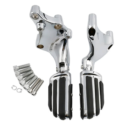 Passenger Footrest Pegs Mount for Harley Sportster XL883 XL1200 (2014–2022) Chrome