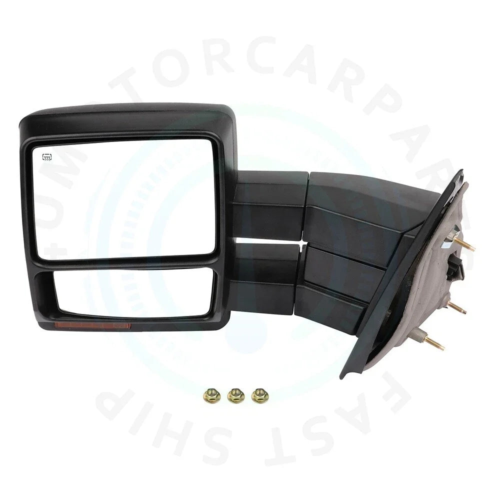 LH Driver Tow Mirror for Ford F150 (2007–2014) Power Heated LED Turn Signals