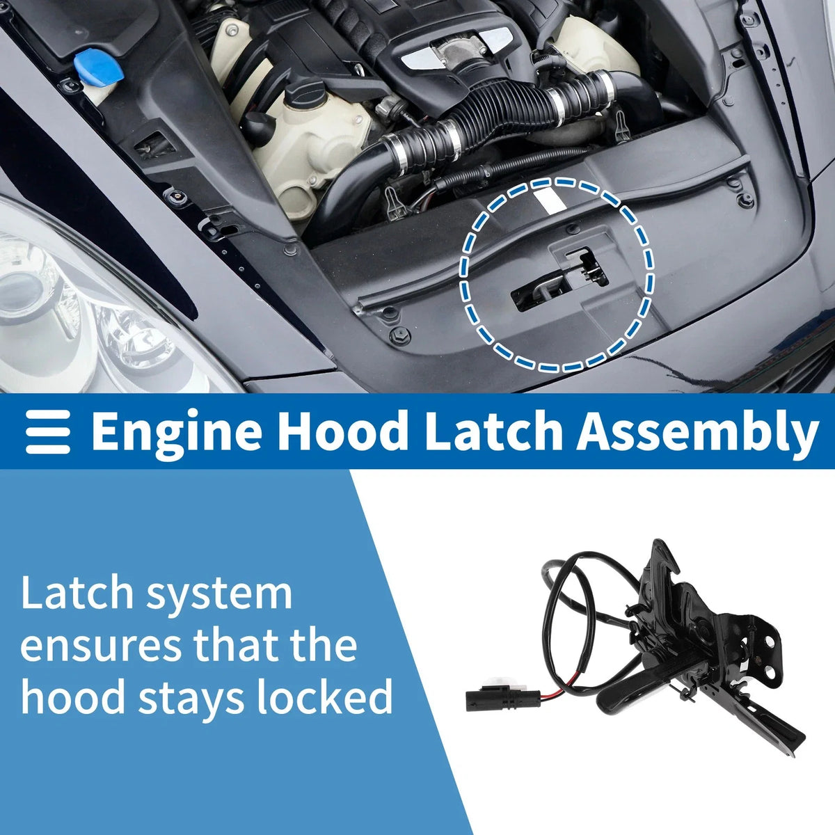Hood Latch Assembly for Hyundai Elantra Sedan (2019–2020) No. 81130F2500