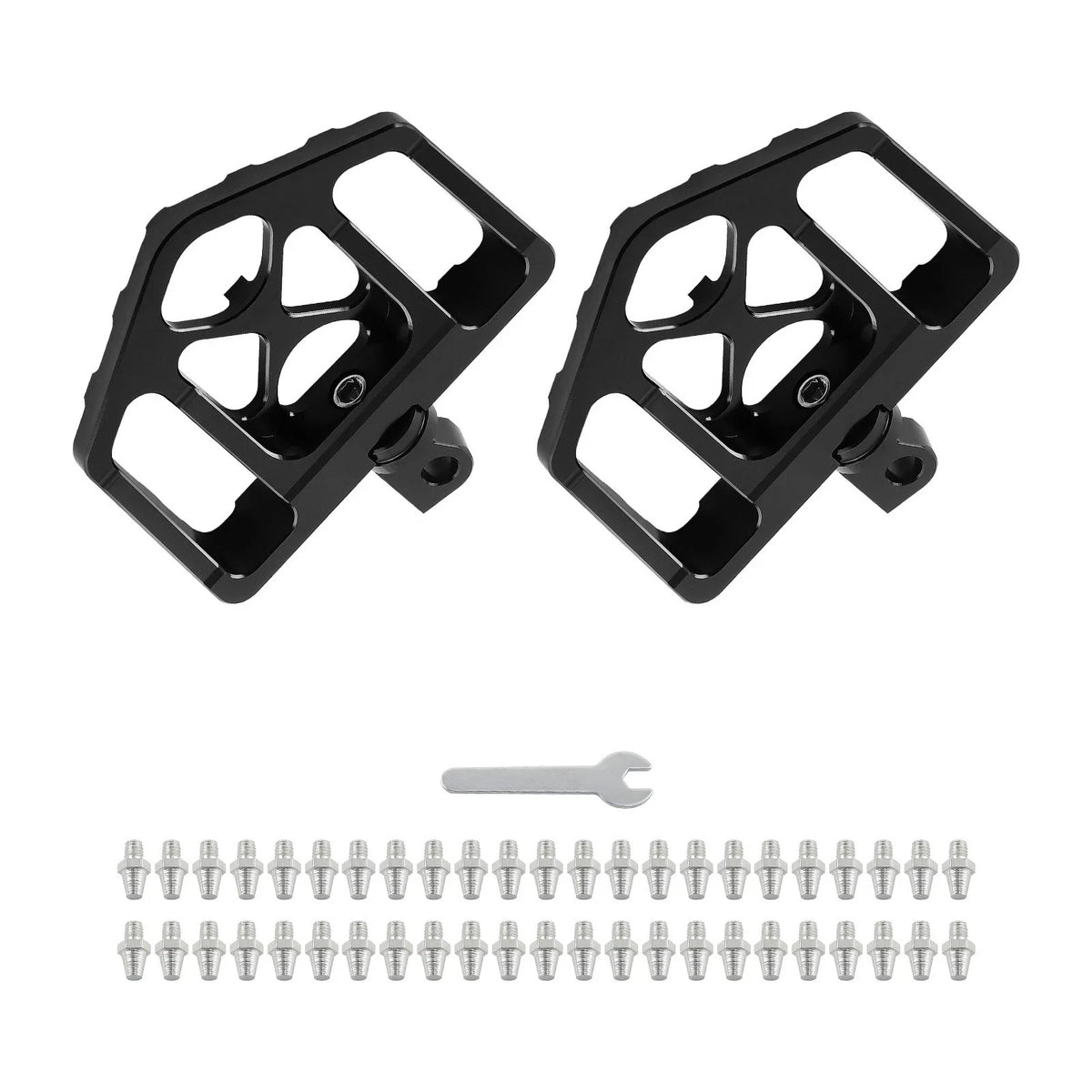 MX Style Wide Fat Foot Pegs for H-D Harley Touring Sportster Softail (2000–2023)