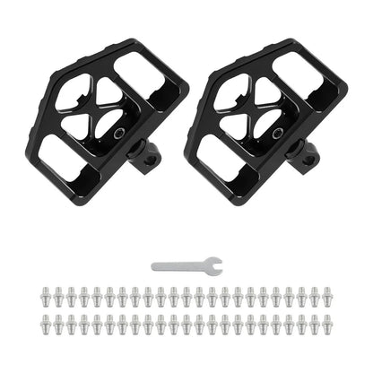 MX Style Wide Fat Foot Pegs for H-D Harley Touring Sportster Softail (2000–2023)