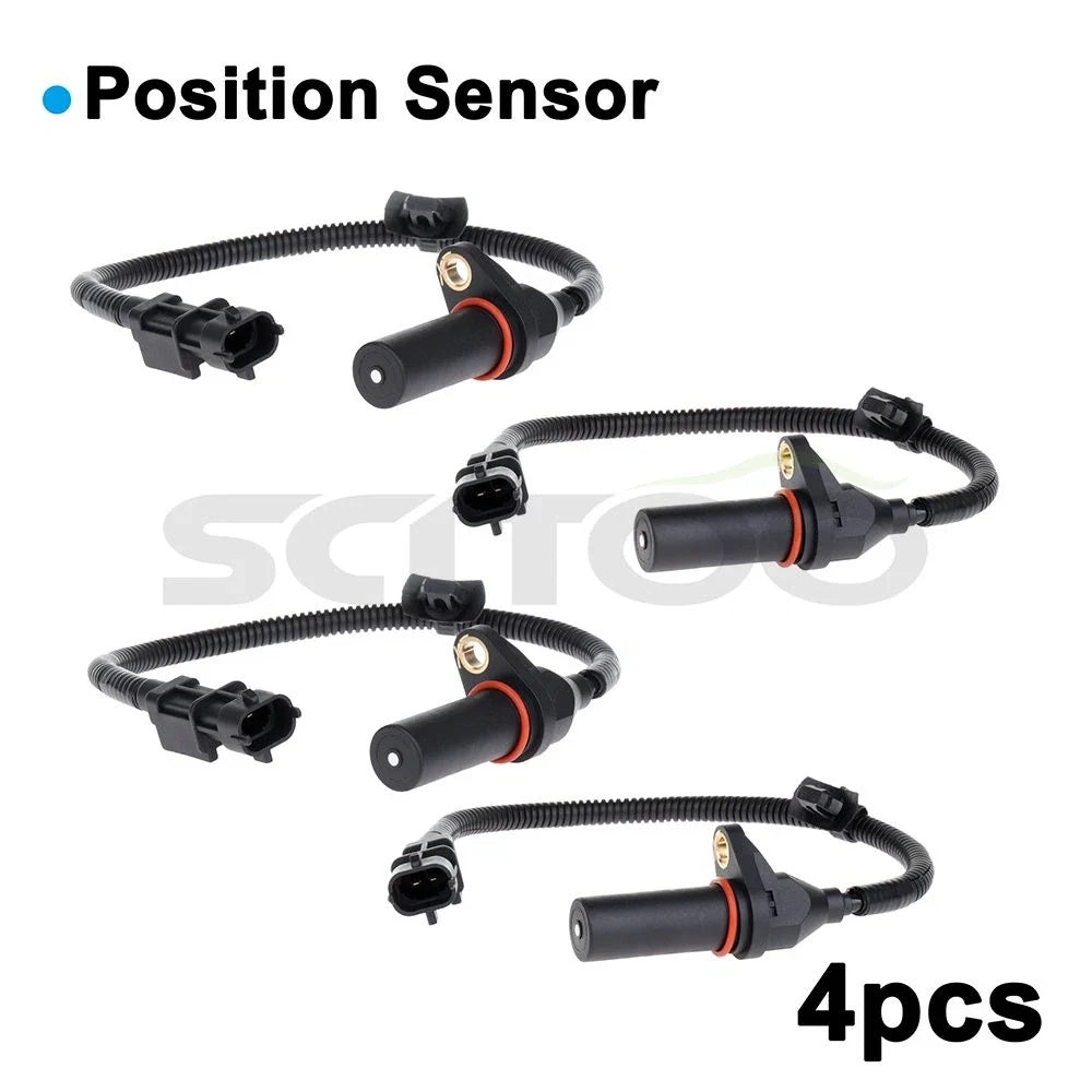 Set of 4 Crankshaft Position Sensors for Kia Forte Koup (2014)