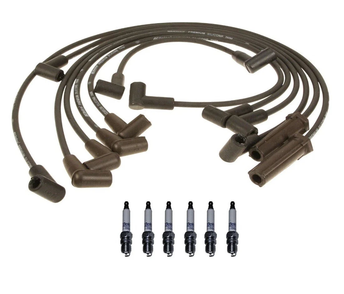 Set of 6 Ignition Wires for Chevy GMC 4.3 V6 (OE ACDelco)