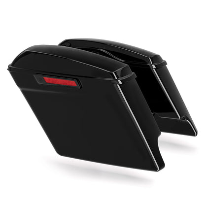5" Stretched Extended Hard Saddle Bags for Harley Touring Road Glide (2014–2023)