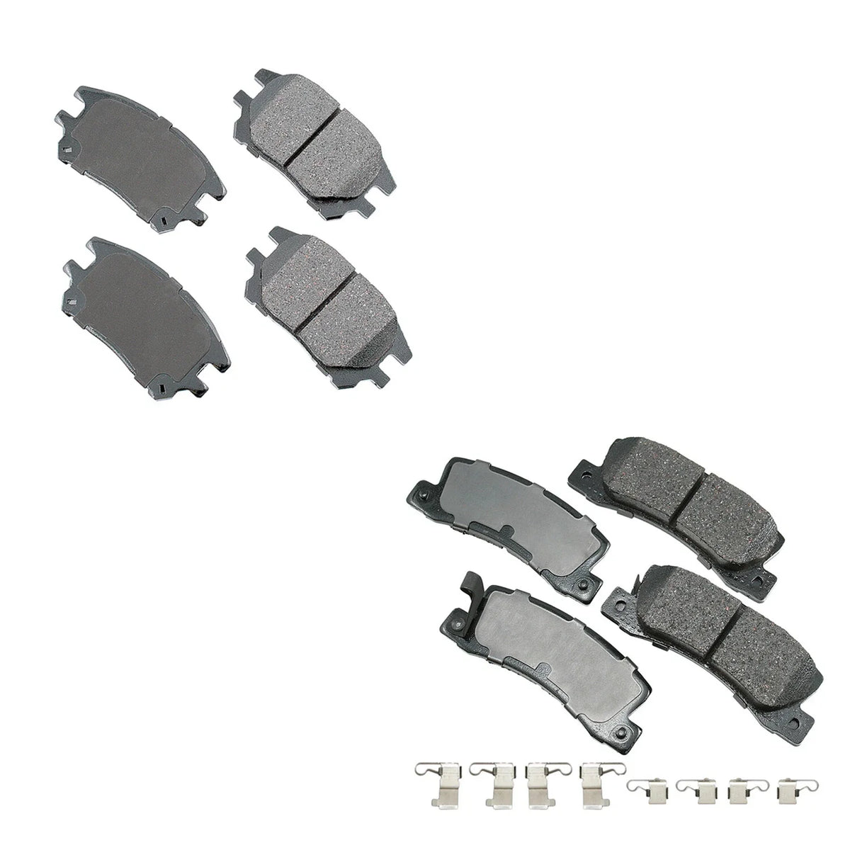 Set of 4 Akebono ProACT Ceramic Disc Brake Pads for RX300 (2001–2003)