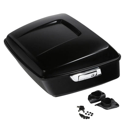 Trunk Pad Rack Speakers for Harley Touring (2014–2023) - Black Denim