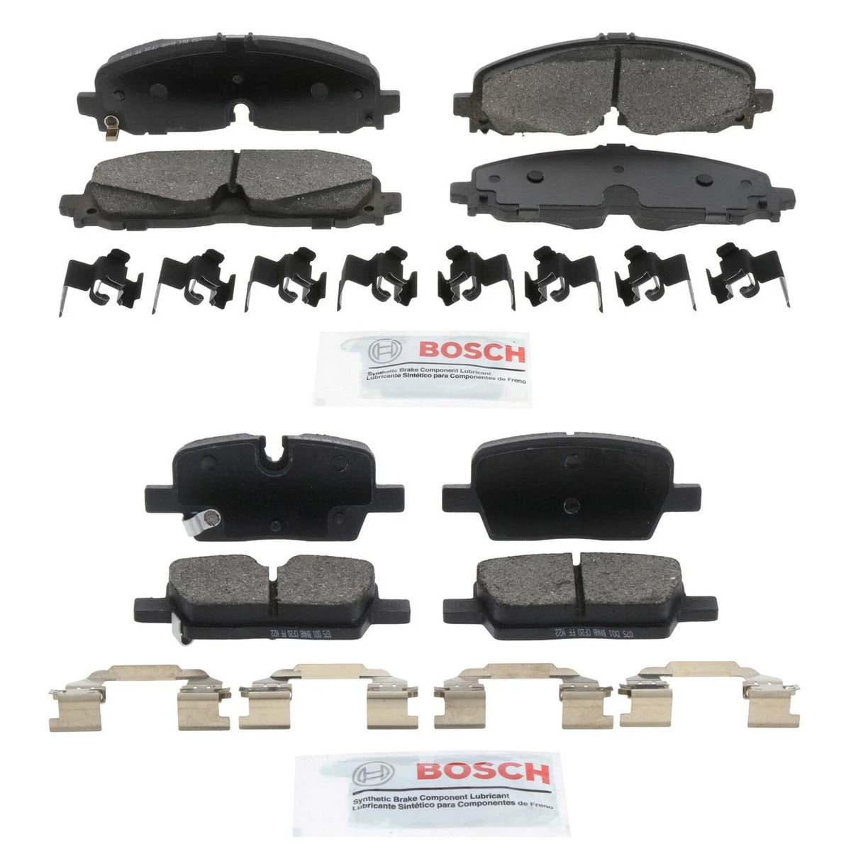 Bosch Blue Ceramic Disc Brake Pad Kit for Acadia Blazer Traverse XT5 (2017–2023)