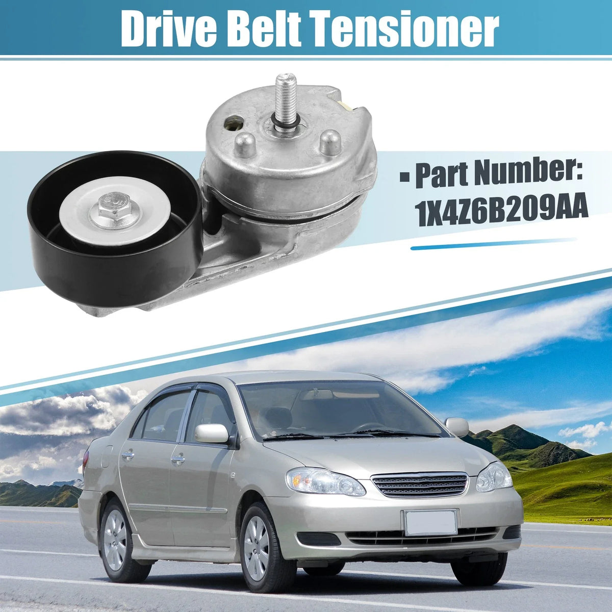 Belt Tensioner Pulley Assembly No. 1X4Z6B209AA for Ford Escape (2005–2008)