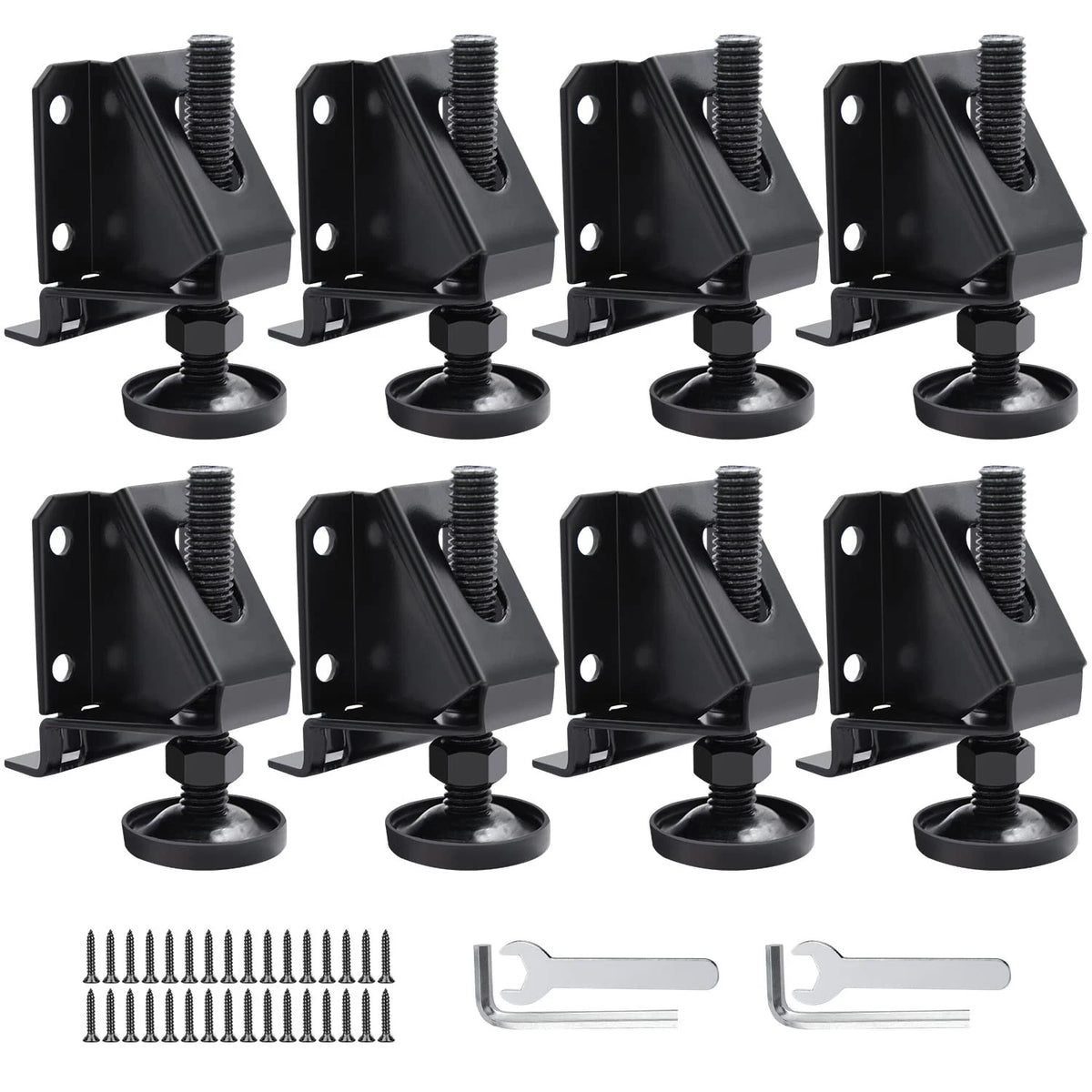 8 Pack Heavy Duty Furniture Leg Levelers for