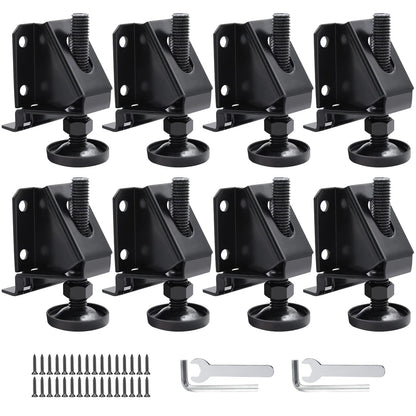 8 Pack Heavy Duty Furniture Leg Levelers for