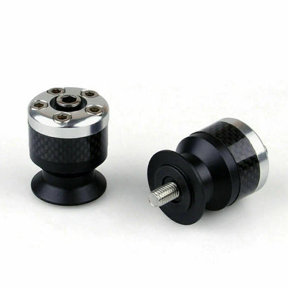 CNC Carbon Fiber 8mm Swingarm Sliders Spools for Ducati 1098 1198 Monster (2007–2012)