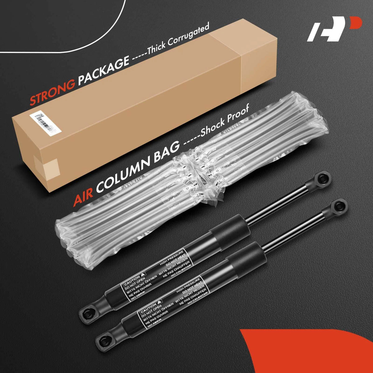 2X Front Deck Lid Lift Supports for BMW 328i 335i (2007–2013) 1037446, 54377128764, 7128764, PM3916