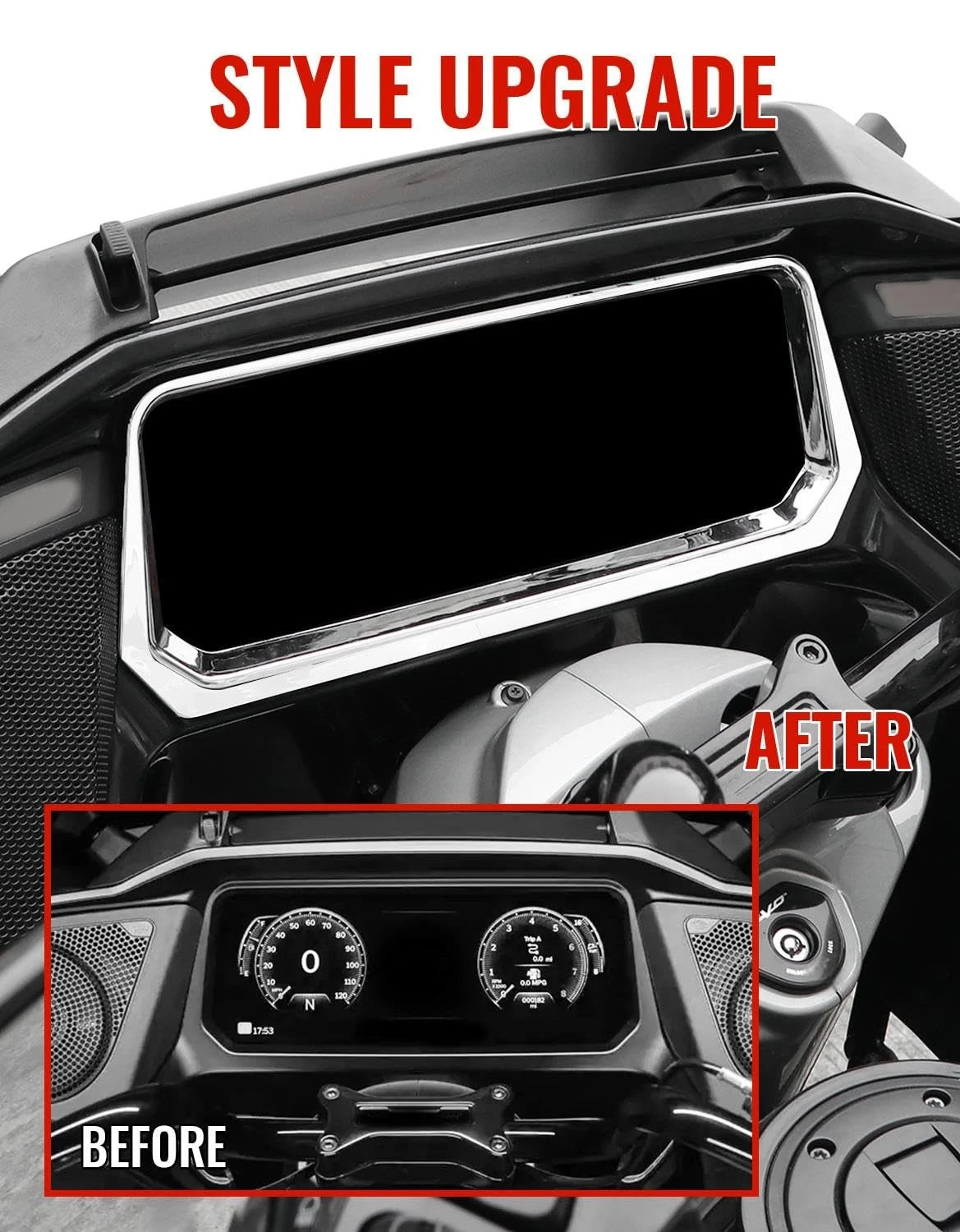 Dashboard Inner Fairing Trim for Road Glide (2024–2025)