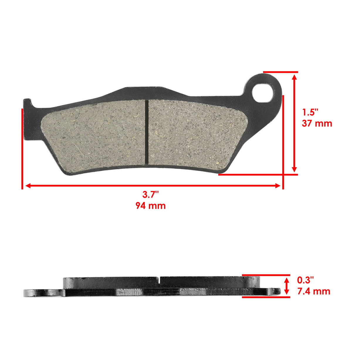 Front Brake Pads for Husqvarna CR125 (2002–2013) HU2006MP125LR