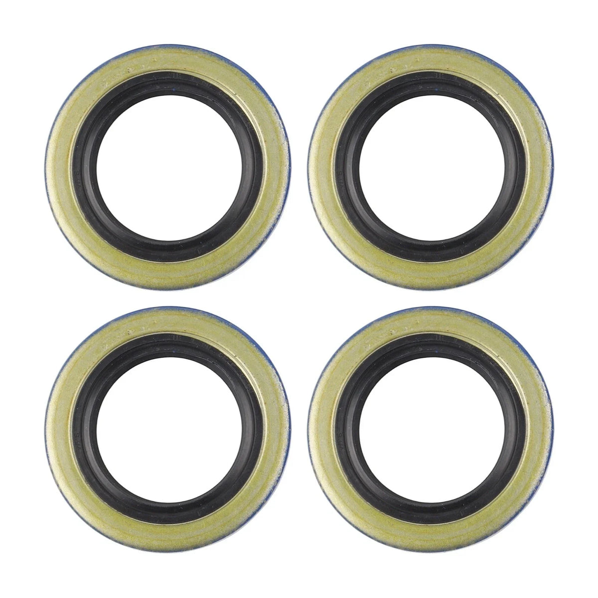 Set of 4 Double Lip Seals for Trailer Axles (34823, 12192TB)