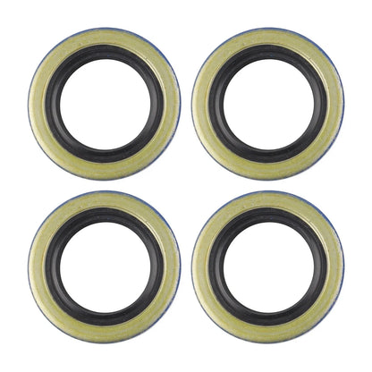 Set of 4 Double Lip Seals for Trailer Axles (34823, 12192TB)