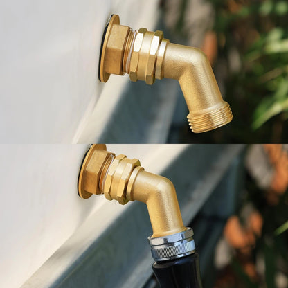 1 PCS 3/4 Inch Garden Hose Elbow Connector 45 Degrees