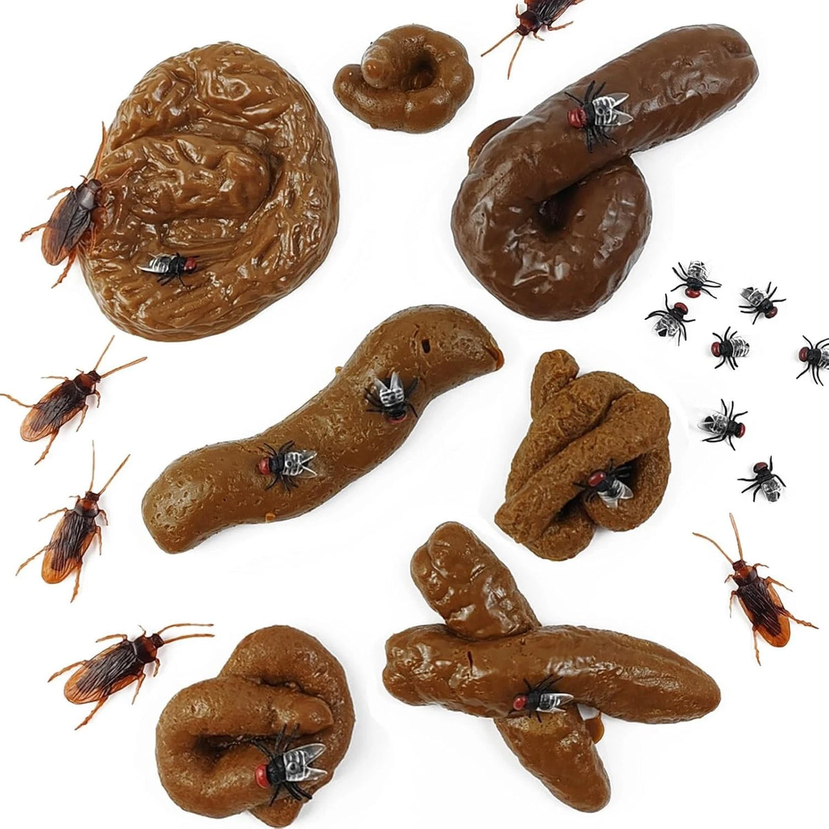 47PCS Fake Poo Kit for Pranks and Toys
