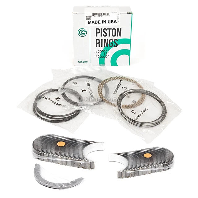 Piston Rings & Main Rod Bearings for Chrysler Dodge 2.7 (1998–2010) MA-9761277900, SWC10001, 2M4946, C86126, E904K