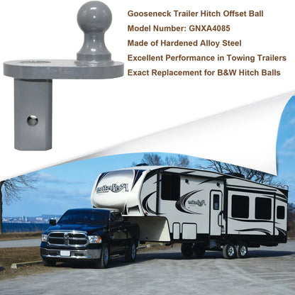 Gooseneck Ball Extender for B&W Trailer Hitch (2010–2023)
