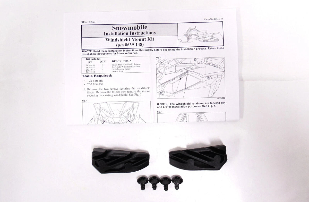 Windshield Mount Kit for Arctic Cat Snowmobile (OEM 8639-148)