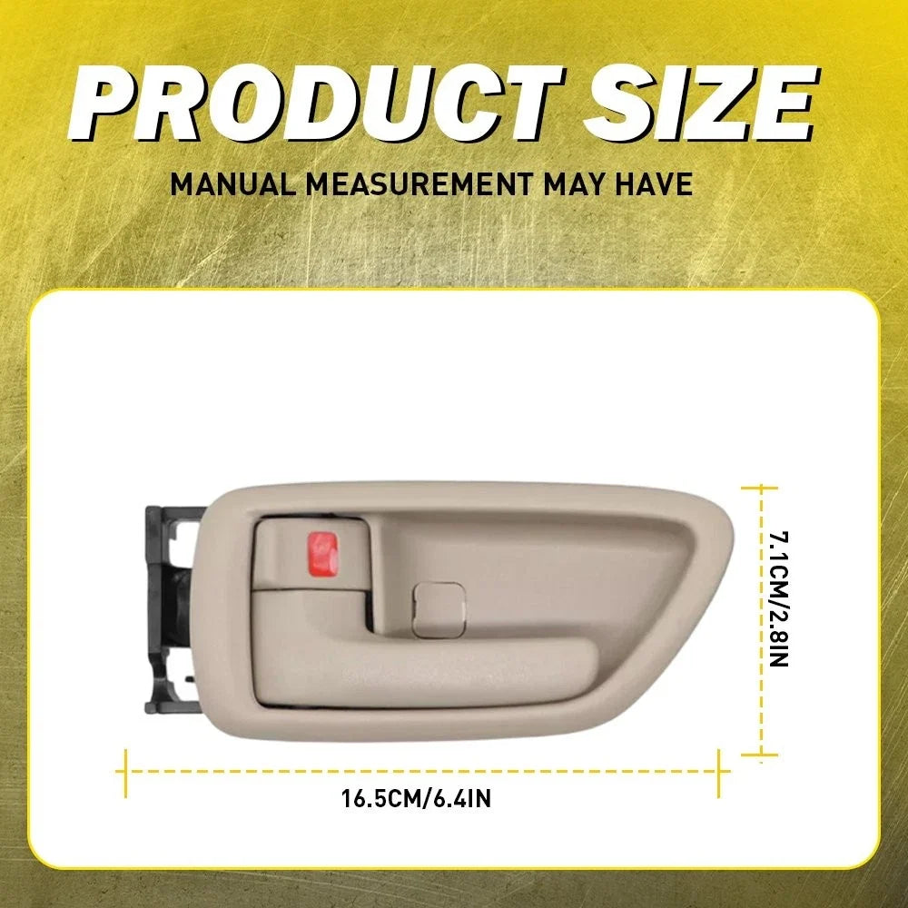 Interior Door Handle Set for Toyota Sequoia Tundra (2001–2007) Beige