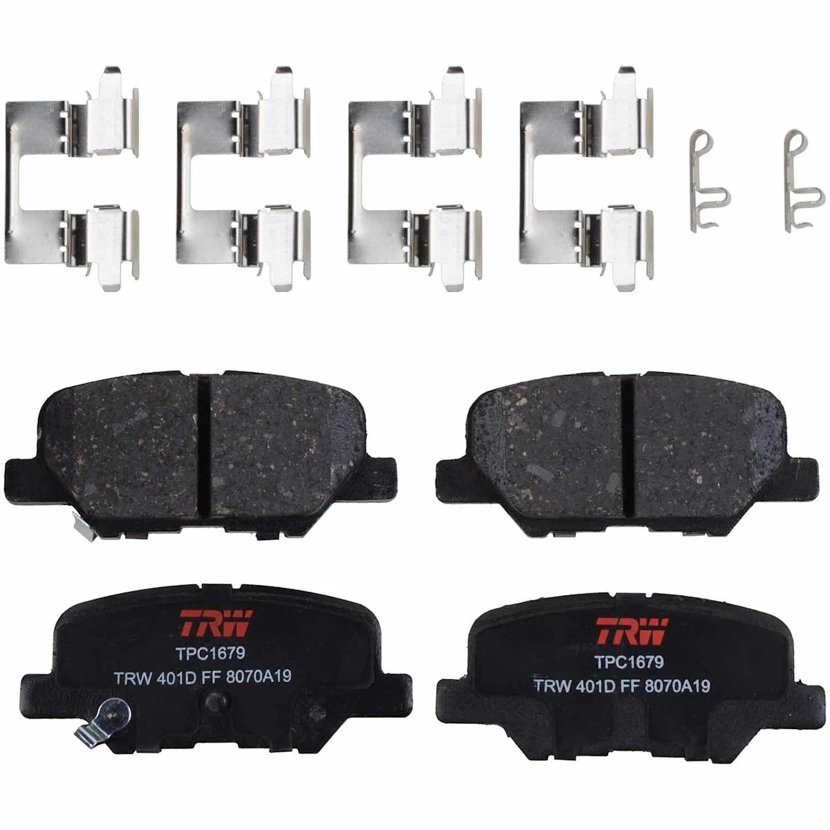 2X Brake Pad Set Rear for Mazda 6 (2014–2015) TXC1679, JSTPSSCP1679