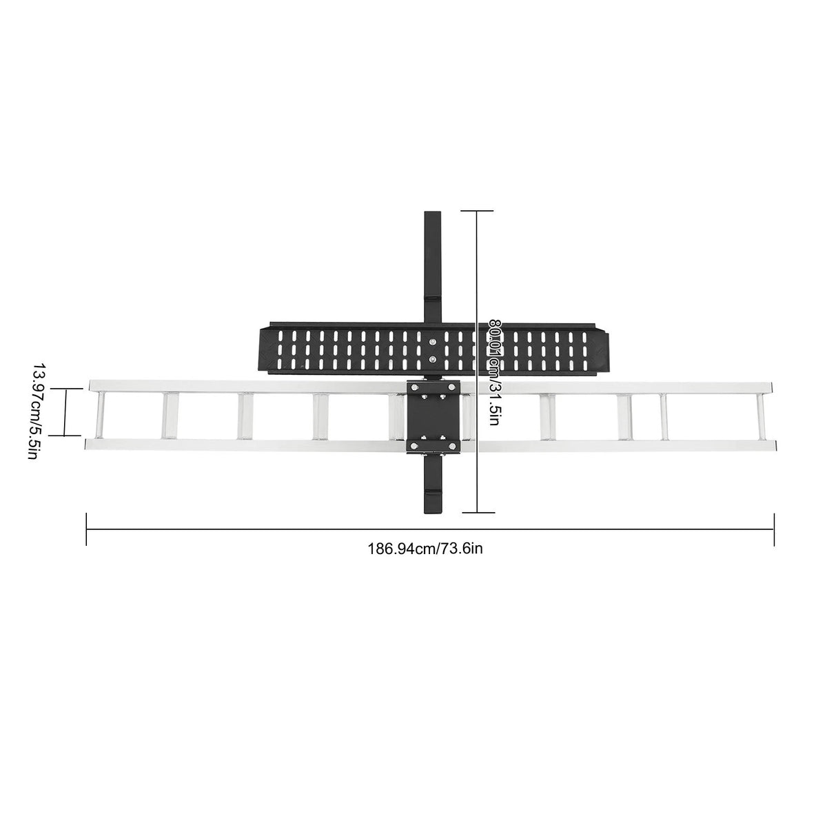 Heavy Duty Motorcycle Carrier Dirt Bike Rack Hitch Mount Hauler