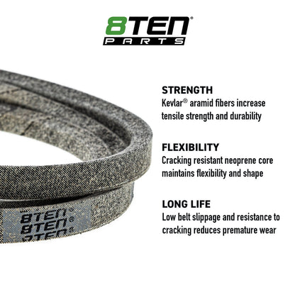 8TEN Kevlar Belt for Gravely HR1536FX (D38007, 573978301, 5021251, D-3900)