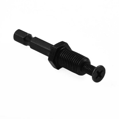 1/4 Hex Black Adapter to 3/8-24UNF for Drill Bit Chuck (UK)