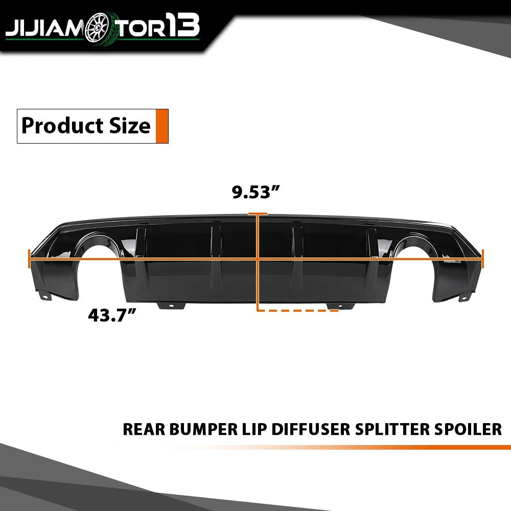 Rear Bumper Lip Diffuser for Honda Civic (2016–2021) jijia090802