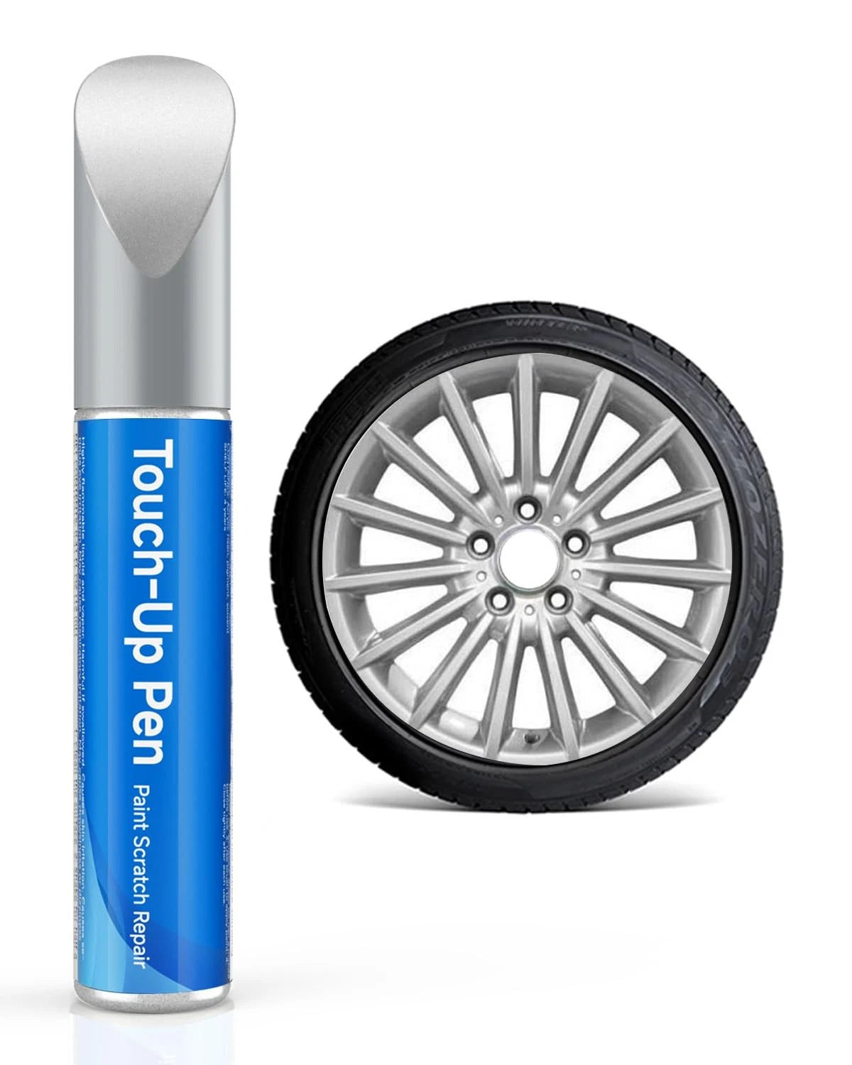 Reflex Silver Wheel Rims Touch Up Paint for BMW (DIY Curb Rash Repair)