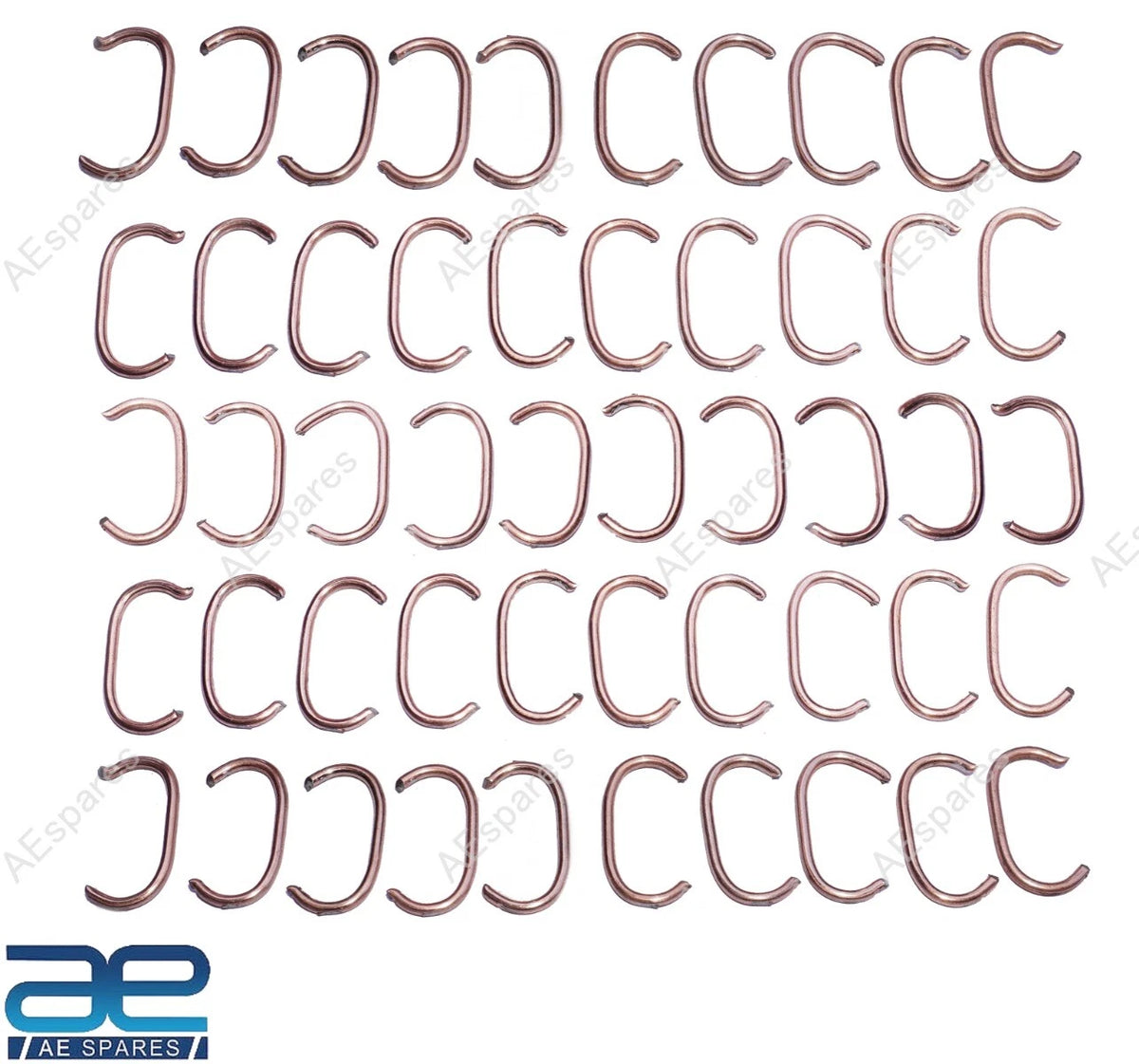 Set of 100 Hog Rings C-Clips for Car Seat Upholstery