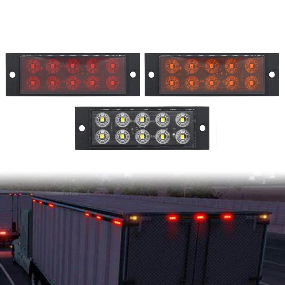 10 LED Side Marker Lamps for Car Bus Truck Trailer Lorry Tractor Camper