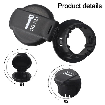 12V Power Outlet Cap Cover for Jeep Wrangler & Ram Truck