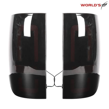 Set of 2 LED Tail Lights for Dodge Ram 1500 2500 3500 (2009–2018) Black Soot