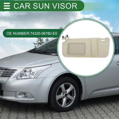 Left Driver Side Sun Visor No. 74320-06780-E0 for Toyota Camry (2007–2011)