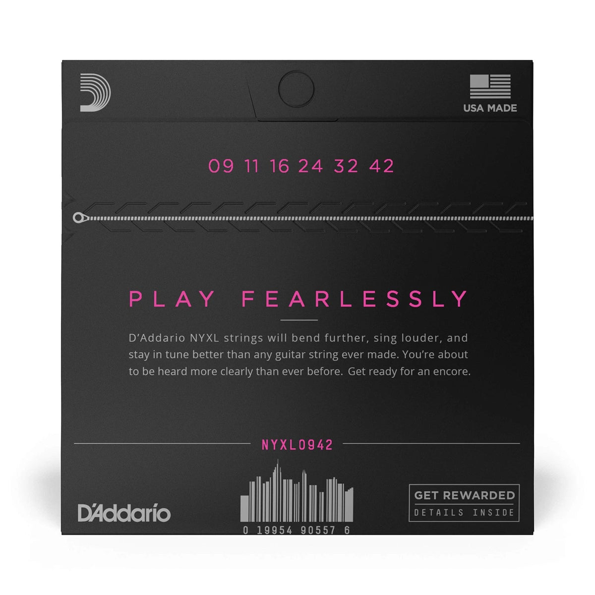 D'Addario NYXL Electric Guitar Strings for Electric Guitars (1-Pack)