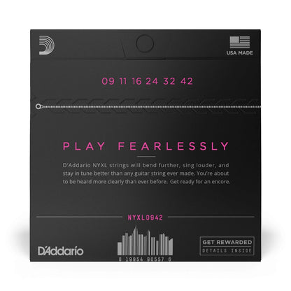 D'Addario NYXL Electric Guitar Strings for Electric Guitars (1-Pack)