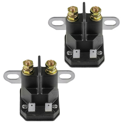 2X Starter Solenoid Relay for John Deere D100 D105 D110 D120 D125 D130 D140 D150 (RE213, RE213-MA)