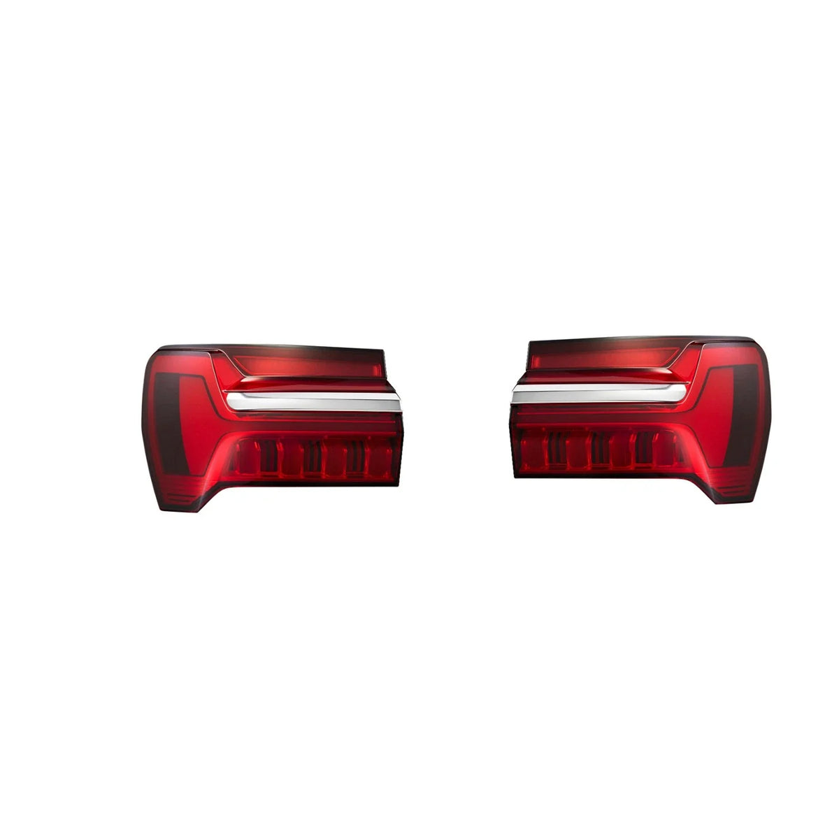 Set of 2 Outer Tail Light Lamps for Audi A6 Quattro S6 (2012–2018)
