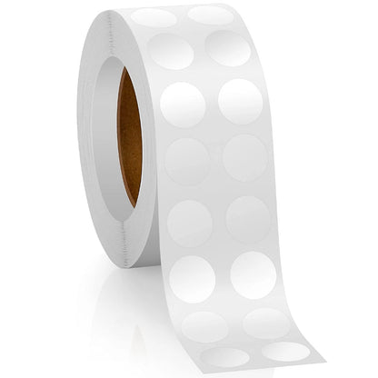 3000 Pcs Clear Circle Stickers for Various Applications (0.5 Inch)