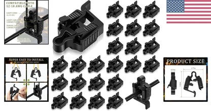 24 Pack Landscape Lighting Connectors for 12-18 Gauge Cables
