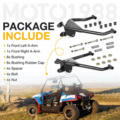 Front Control A-Arm Kit for Polaris RZR 170 (2009–2021) #0454270-067 #0454271-067