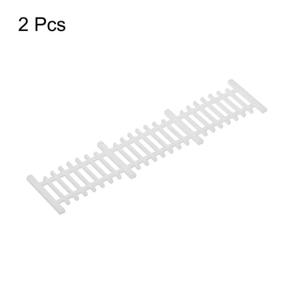 2X 4.25 Inch Miniature Garden Fence for Decorative Use